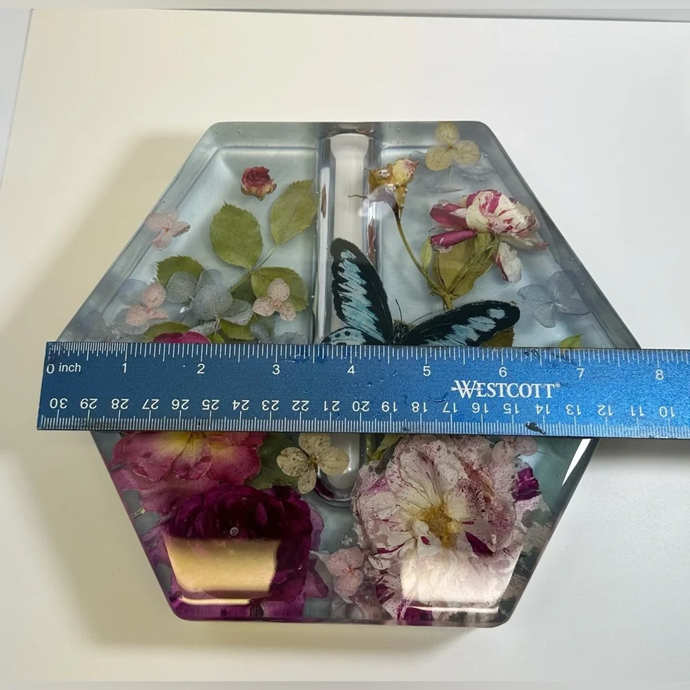 Handmade Natural Dried Flower Resin Vase